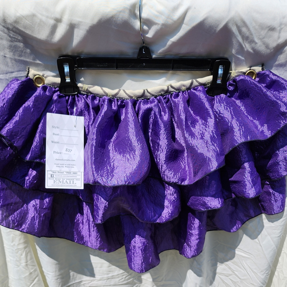Purple Ruffled Skirt